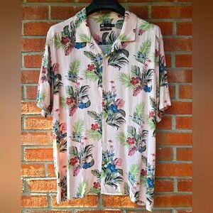 Le 31 US L short sleeve floral shirt
